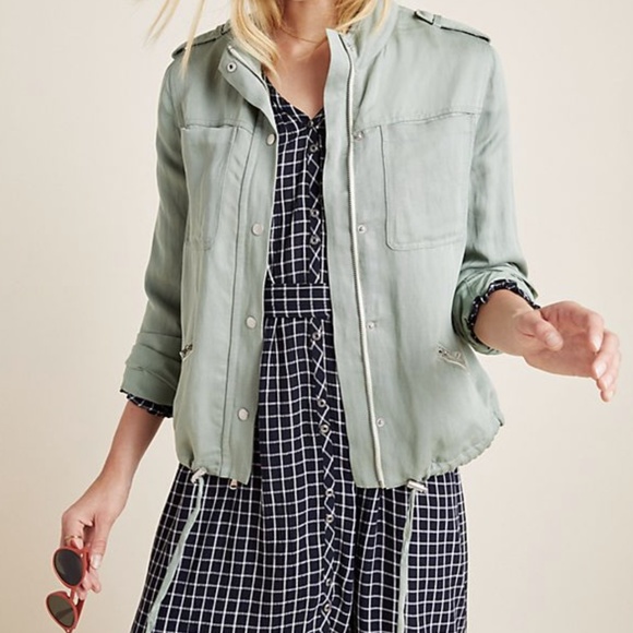 PAIGE Jackets & Blazers - NEW Defect $249 Paige Ryland Chambray Utility xs